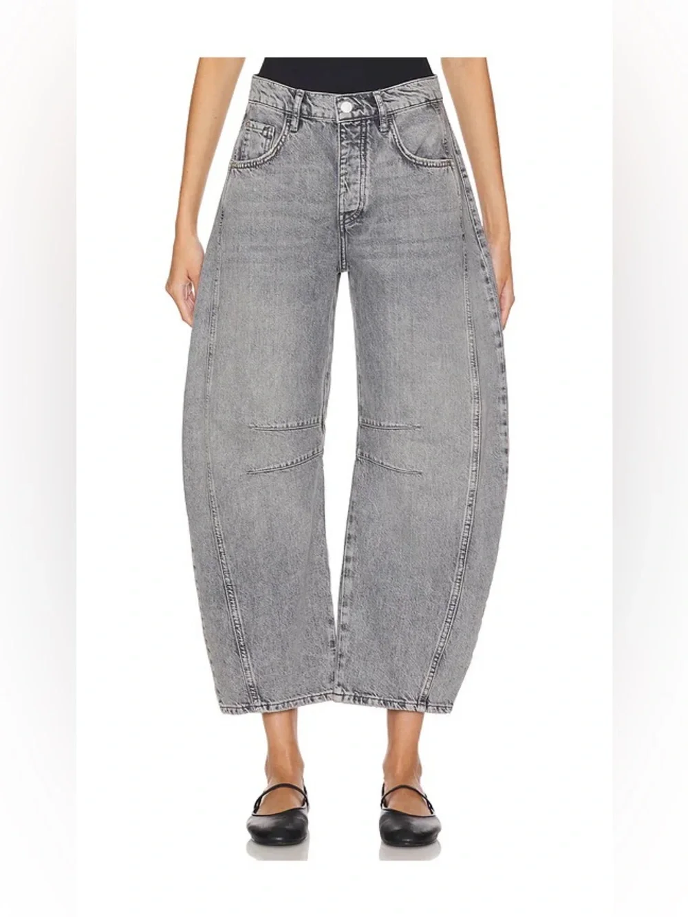 Free People | Jeans | Free People We The Free Good Luck Mid Rise Barrel ...